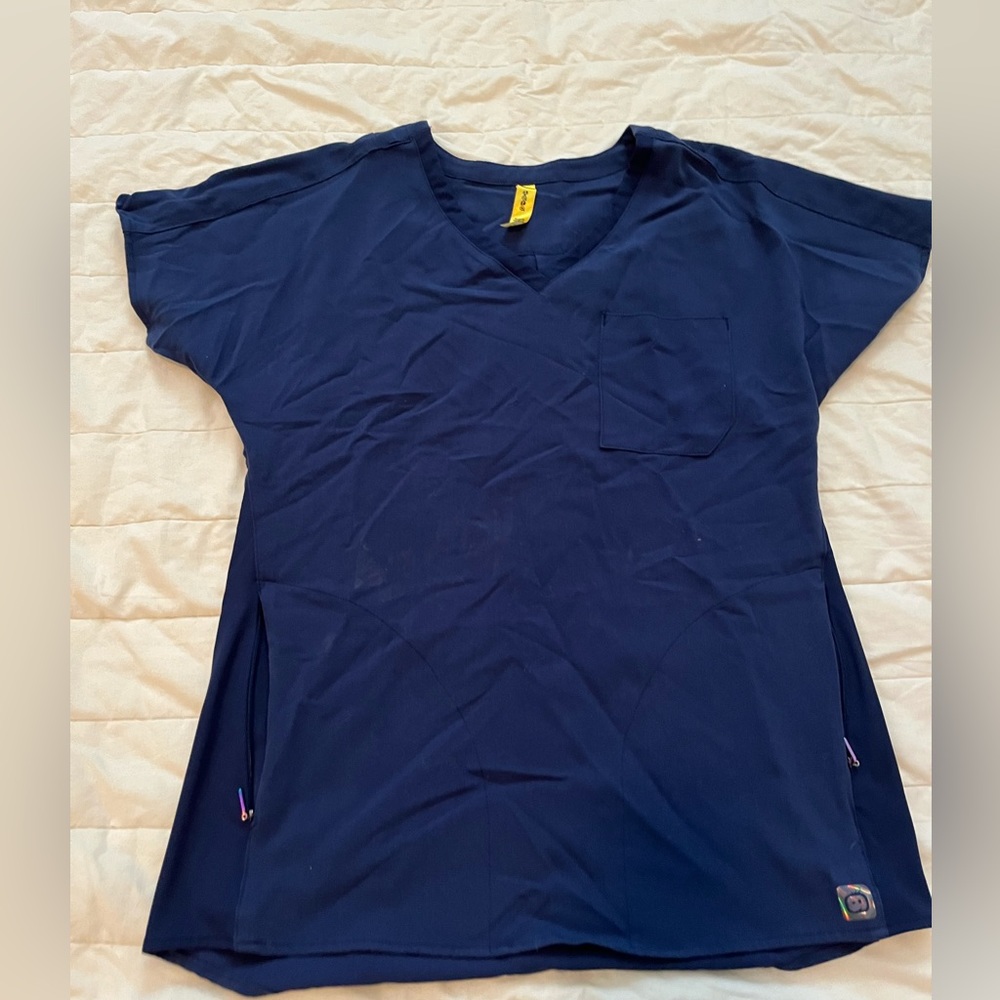 Navy scrub top worn once!